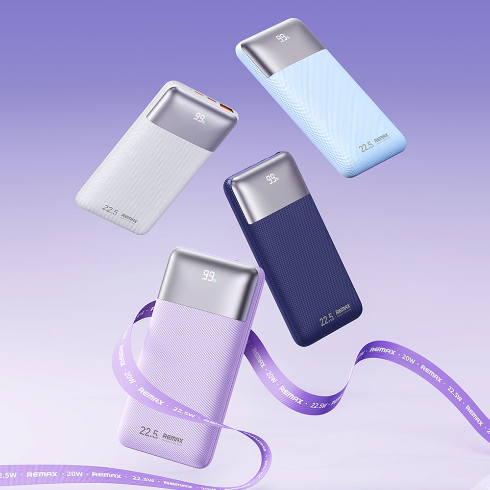 REMAX POWER BANK CARGA RAPIDA 20W + 22.5W REMAX POWER BANK CARGA RAPIDA 20W + 22.5W